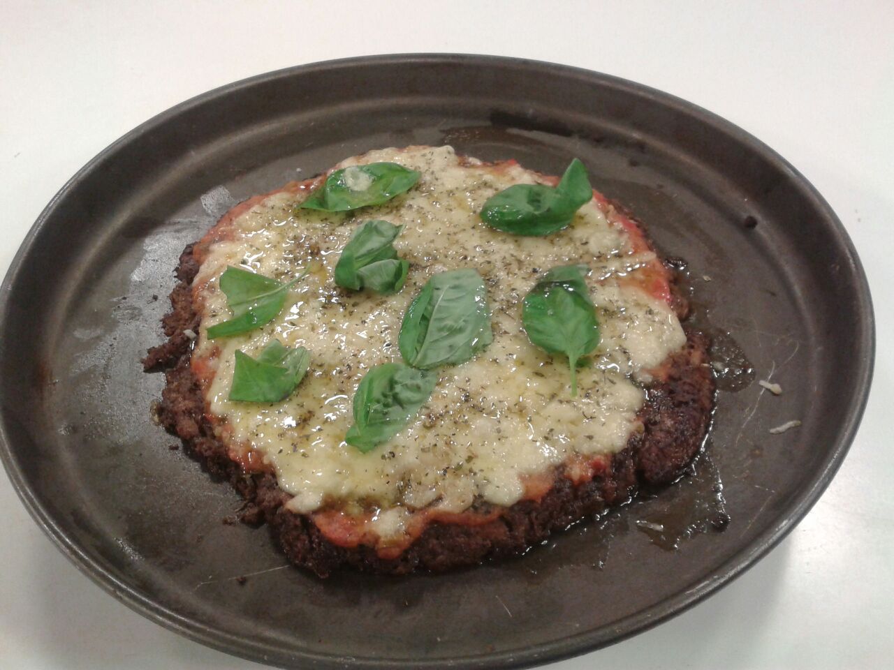 Una pizza vegetariana en toda regla, y con un aspecto delicioso