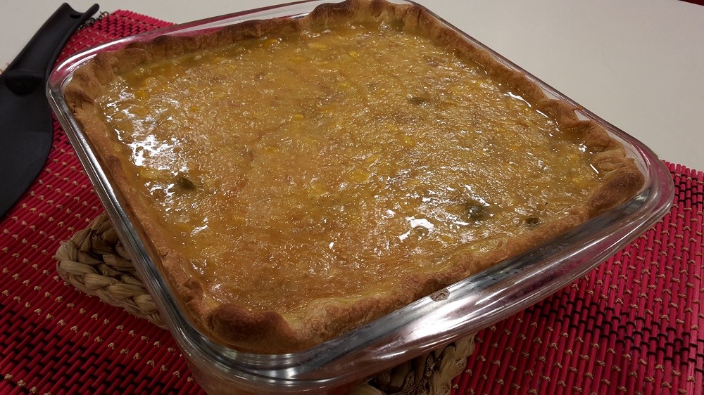 Tarta de crema de choclo fácil