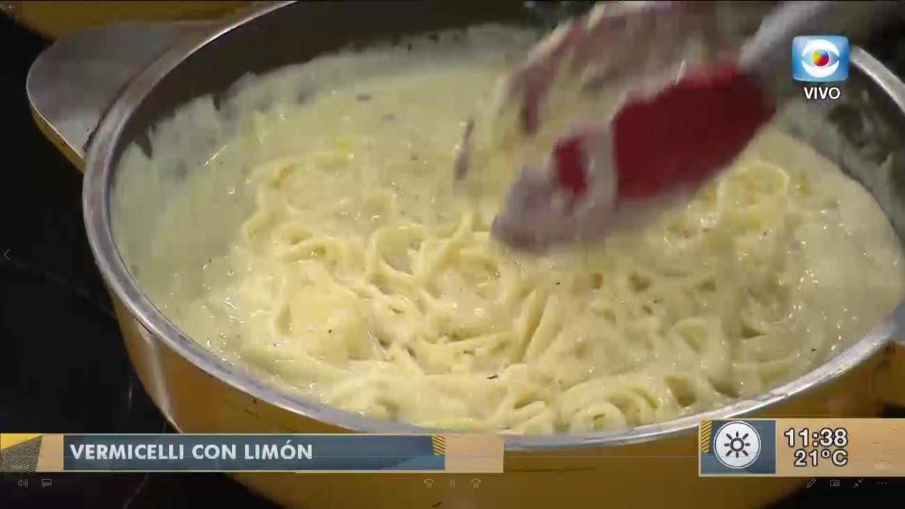 Vermicelli con limón
