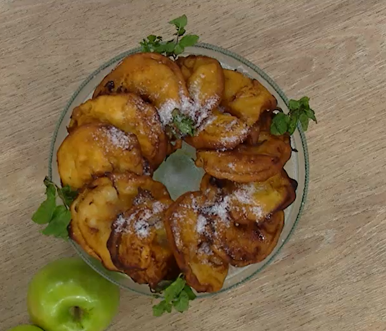 Anillitos de manzanas