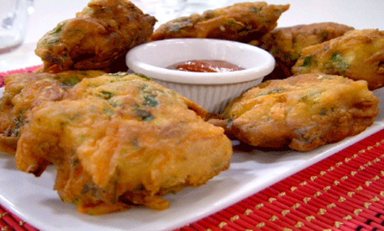 Buñuelos de zanahoria y espinaca