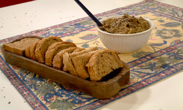 Dip de lentejas para tostaditas