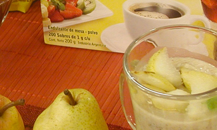 Mousse de pera