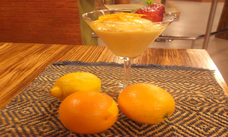 Natilla de naranja