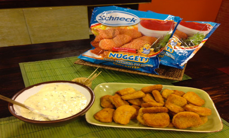 Nuggets de pollo SCHNECK con salsa Ranch