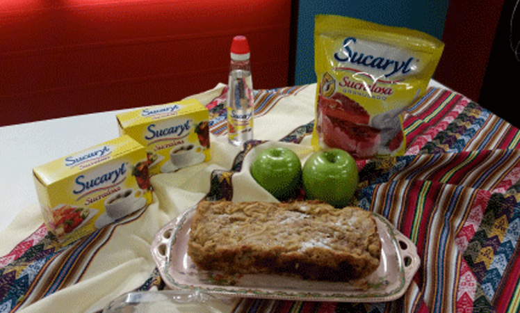 Pan de manzana y avena Sucaryl Sucralosa