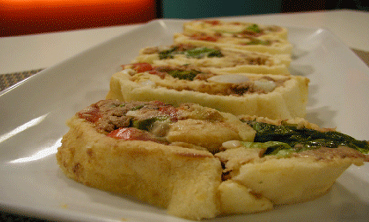 Pionono sin harina con Sucaryl Sucralosa