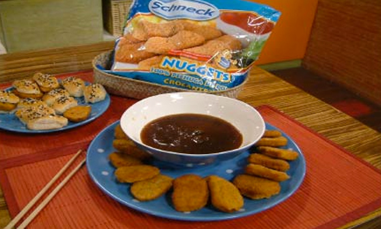 Rebozados SCHNECK en salsa agridulce, para un copetín