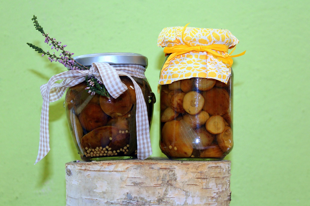 Hongos en escabeche