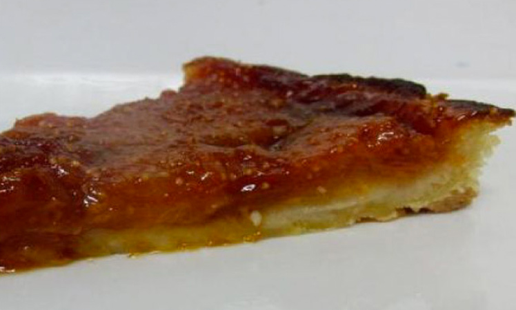 Tarta de higos en almibar o tarteletas