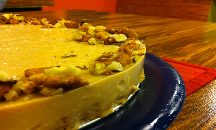 Tarta mousse de dulce de leche light